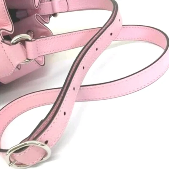 Gucci Psychedelic Multicolor Print Bucket Bag Pink with Drawstring (EUC) - Picture 11 of 16